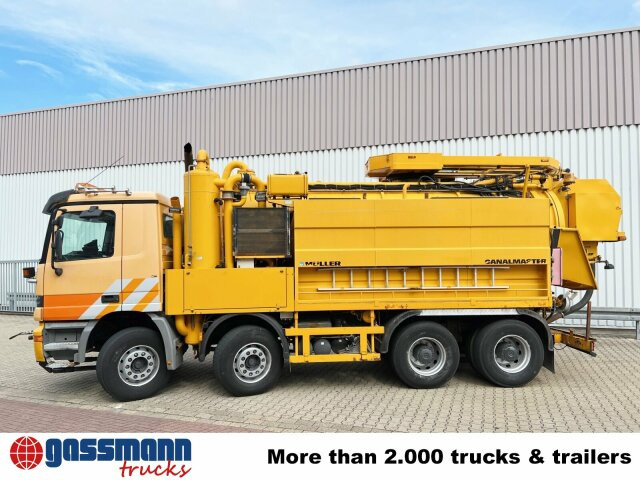 Mercedes-Benz Actros 3243 K 8x4/4, Müller Saug- und - Makinë fshirëse për rrugët: foto 3 Mercedes-Benz Actros 3243 K 8x4/4, Müller Saug- und - Makinë fshirëse për rrugët: foto 3