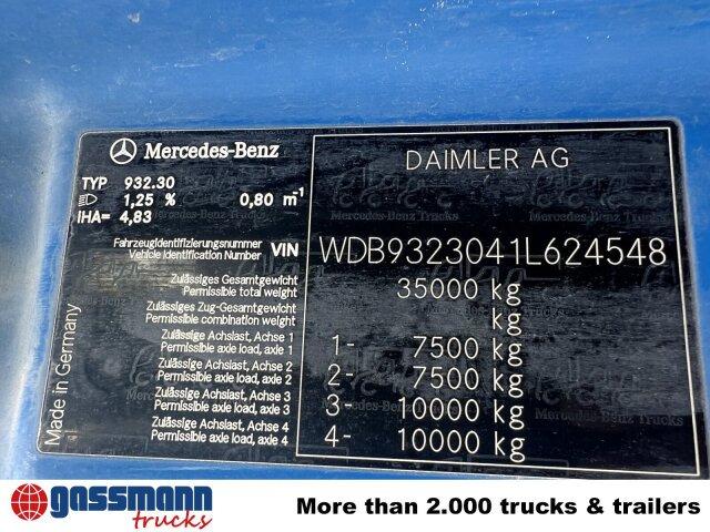 Mercedes-Benz Actros MP 3, 3241/8x4, Alukipper Bordmatik, - Kamion vetëshkarkues: foto 5 Mercedes-Benz Actros MP 3, 3241/8x4, Alukipper Bordmatik, - Kamion vetëshkarkues: foto 5