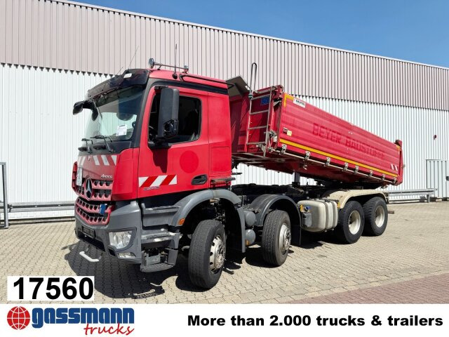 Mercedes-Benz Arocs 3243 K 8x4/4, Alu-Bordwände - Kamion vetëshkarkues: foto 1 Mercedes-Benz Arocs 3243 K 8x4/4, Alu-Bordwände - Kamion vetëshkarkues: foto 1