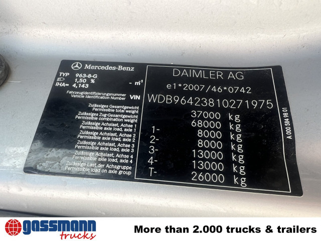 Mercedes-Benz Arocs 3251 LK 8x4/4, Retarder, Stahlmulde ca. - Shkarkues: foto 3 Mercedes-Benz Arocs 3251 LK 8x4/4, Retarder, Stahlmulde ca. - Shkarkues: foto 3