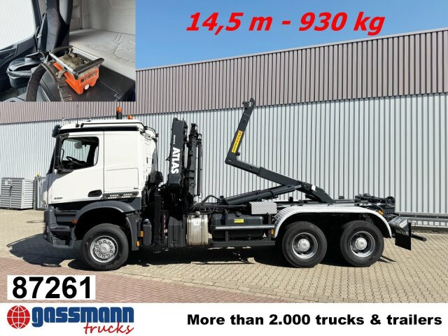 Mercedes-Benz Arocs 3351 AK 6x6, Retarder, Navi, Grounder, - Kamion vetëngarkues, Kamion me vinç: foto 1 Mercedes-Benz Arocs 3351 AK 6x6, Retarder, Navi, Grounder, - Kamion vetëngarkues, Kamion me vinç: foto 1
