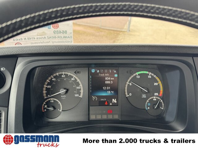 Mercedes-Benz Arocs 4148 K 8x4/4, Turbo-Retarder-Kupplung, - Kamion kabinë-shasi: foto 4 Mercedes-Benz Arocs 4148 K 8x4/4, Turbo-Retarder-Kupplung, - Kamion kabinë-shasi: foto 4