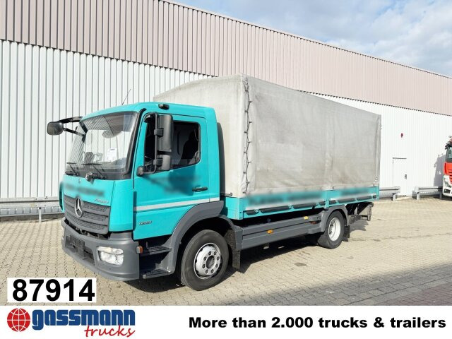 Mercedes-Benz Atego 1221 L 4x2 mit LBW BÄR - Kamion me karroceri të hapur: foto 1 Mercedes-Benz Atego 1221 L 4x2 mit LBW BÄR - Kamion me karroceri të hapur: foto 1