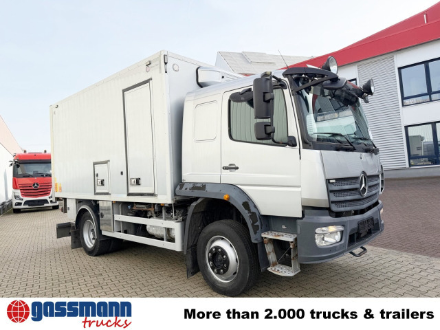 Kamion vagonetë Mercedes-Benz Atego 1330 4x4, Iso-Koffer mit Heizung, LBW: foto 9