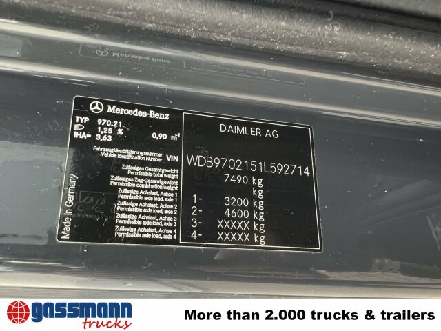 Mercedes-Benz Atego 816 L 4x2 mit LBW, 4x Vorhanden! - Kamion vagonetë: foto 2 Mercedes-Benz Atego 816 L 4x2 mit LBW, 4x Vorhanden! - Kamion vagonetë: foto 2