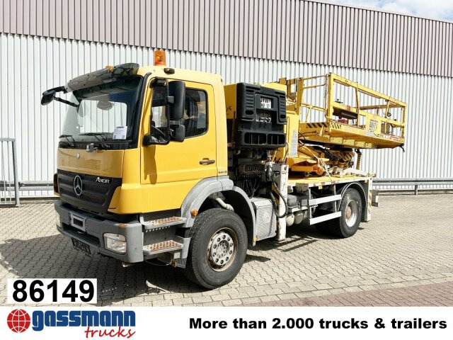 Mercedes-Benz Axor 1824 K 4x2, AMV Hubsteiger + Kompressor, - Platformë ajrore e montuar në kamion: foto 1 Mercedes-Benz Axor 1824 K 4x2, AMV Hubsteiger + Kompressor, - Platformë ajrore e montuar në kamion: foto 1
