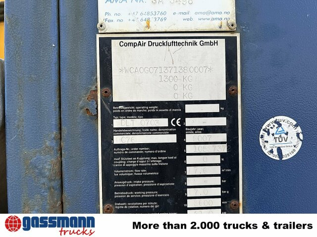 Mercedes-Benz Axor 1824 K 4x2, AMV Hubsteiger + Kompressor, - Platformë ajrore e montuar në kamion: foto 2 Mercedes-Benz Axor 1824 K 4x2, AMV Hubsteiger + Kompressor, - Platformë ajrore e montuar në kamion: foto 2