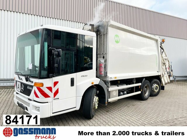 Mercedes-Benz Econic 2633 L/NLA 6x2/4, Lenkachse, - Kamion mbeturinash: foto 1 Mercedes-Benz Econic 2633 L/NLA 6x2/4, Lenkachse, - Kamion mbeturinash: foto 1