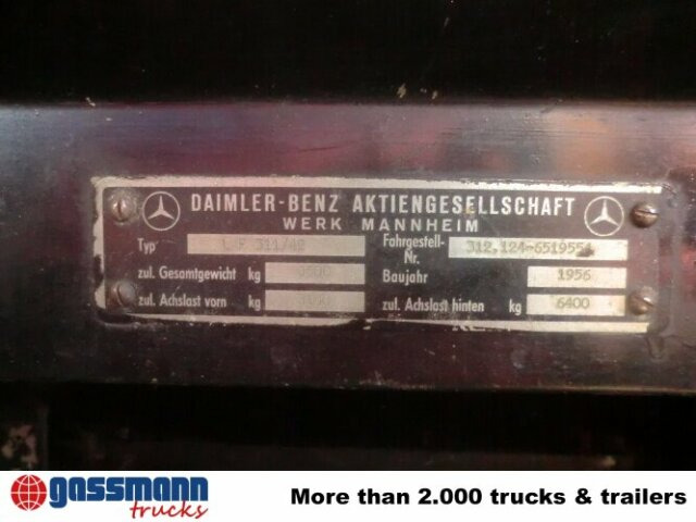 Mercedes-Benz LAF 311 4x4 LF16, Feuerwehr - Zjarrfikëse: foto 3 Mercedes-Benz LAF 311 4x4 LF16, Feuerwehr - Zjarrfikëse: foto 3