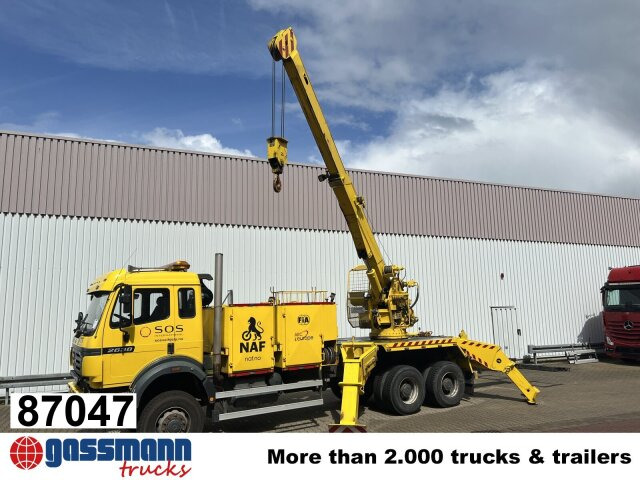 Mercedes-Benz SK II 2638/44 A 6x6, V8, Retarder, Kran, 2x - Kamion me vinç: foto 1 Mercedes-Benz SK II 2638/44 A 6x6, V8, Retarder, Kran, 2x - Kamion me vinç: foto 1