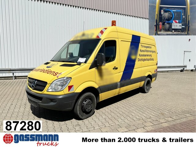 Mercedes-Benz Sprinter 516 KA 4x2, KaRo Hochdruckspüler - Makinë fshirëse për rrugët: foto 1 Mercedes-Benz Sprinter 516 KA 4x2, KaRo Hochdruckspüler - Makinë fshirëse për rrugët: foto 1