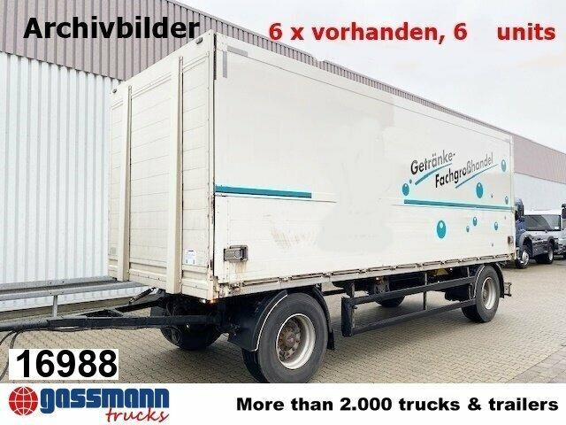 Orten PRASQ 18 Getränkeanhänger, Stapleraufnahme, 6 - Rimorkio me vagonetë të mbyllur: foto 1 Orten PRASQ 18 Getränkeanhänger, Stapleraufnahme, 6 - Rimorkio me vagonetë të mbyllur: foto 1