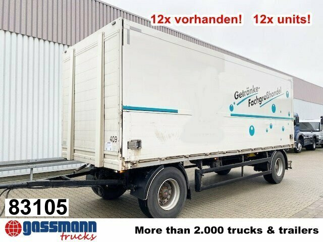 Orten PRASQ 18 Getränkeanhänger, Stapleraufnahme, - Rimorkio me vagonetë të mbyllur: foto 1 Orten PRASQ 18 Getränkeanhänger, Stapleraufnahme, - Rimorkio me vagonetë të mbyllur: foto 1