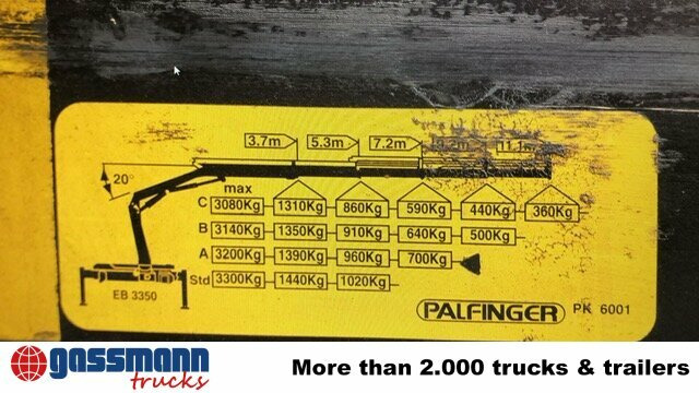 Renault D 180.75 4x2 mit Kran Palfinger PK6001 - Kamion me karroceri të hapur, Kamion me vinç: foto 4 Renault D 180.75 4x2 mit Kran Palfinger PK6001 - Kamion me karroceri të hapur, Kamion me vinç: foto 4