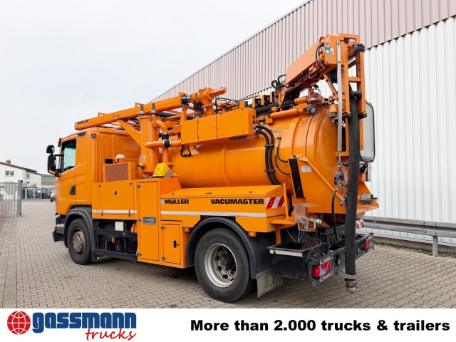 Scania G 320 4x2, Müller Vacumaster ca. 5,5m³, Funk - Makinë fshirëse për rrugët: foto 3 Scania G 320 4x2, Müller Vacumaster ca. 5,5m³, Funk - Makinë fshirëse për rrugët: foto 3