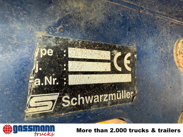 Schwarzmüller HKS 3/E-S1, Liftachse, Stahlmulde, ca. 25m³ - Gjysmë rimorkio vetëshkarkuese: foto 2 Schwarzmüller HKS 3/E-S1, Liftachse, Stahlmulde, ca. 25m³ - Gjysmë rimorkio vetëshkarkuese: foto 2