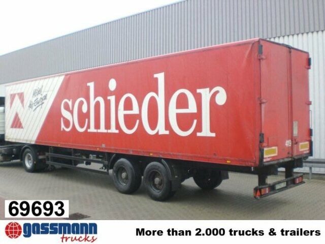 Spier SPIER SLG 2/90, Möbelkofferauflieger, 80 cbm, - Gjysmë rimorkio me vagonetë të mbyllur: foto 1 Spier SPIER SLG 2/90, Möbelkofferauflieger, 80 cbm, - Gjysmë rimorkio me vagonetë të mbyllur: foto 1
