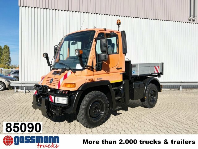 Unimog U 300 4x4, Kipper, Kommunalhydraulik, - Kamion me karroceri të hapur, Mjet bujqësor/ Special: foto 1 Unimog U 300 4x4, Kipper, Kommunalhydraulik, - Kamion me karroceri të hapur, Mjet bujqësor/ Special: foto 1