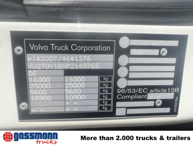 Volvo FL 280 4x4, Nebenantrieb - Kamion kabinë-shasi: foto 4 Volvo FL 280 4x4, Nebenantrieb - Kamion kabinë-shasi: foto 4