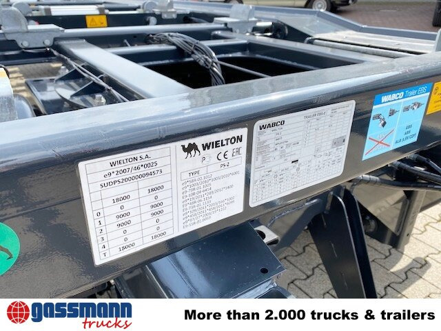 Wielton PS2P70B Abrollanhänger bis 7,25 m Behälter - Rimorkio roll-off/ Skip loader: foto 4 Wielton PS2P70B Abrollanhänger bis 7,25 m Behälter - Rimorkio roll-off/ Skip loader: foto 4