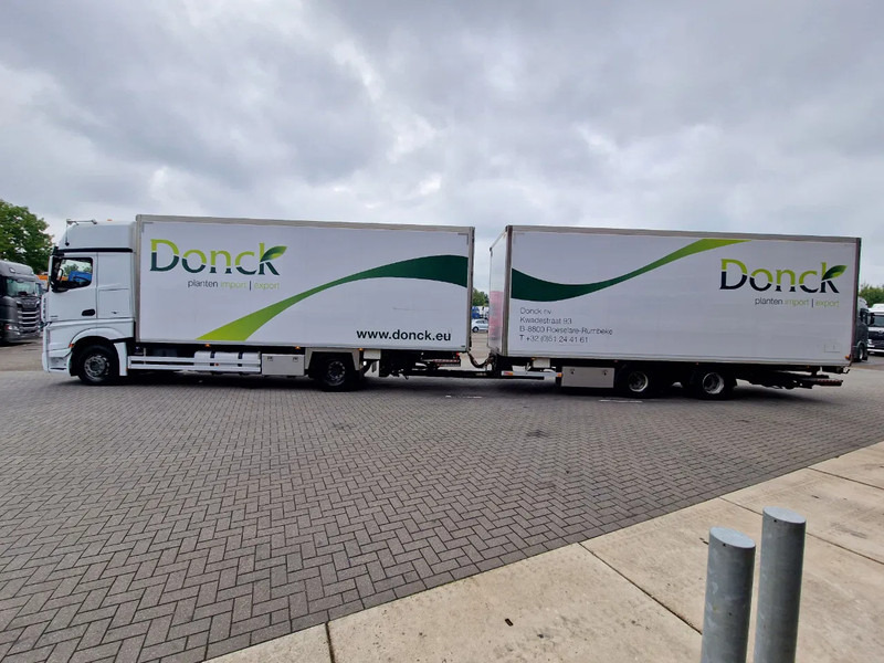 Mercedes-Benz Actros 1942 4x2 - Box with Loadlift - Full air + Pacton Trailer Loadlift - Heating system - Kamion vagonetë: foto 4 Mercedes-Benz Actros 1942 4x2 - Box with Loadlift - Full air + Pacton Trailer Loadlift - Heating system - Kamion vagonetë: foto 4
