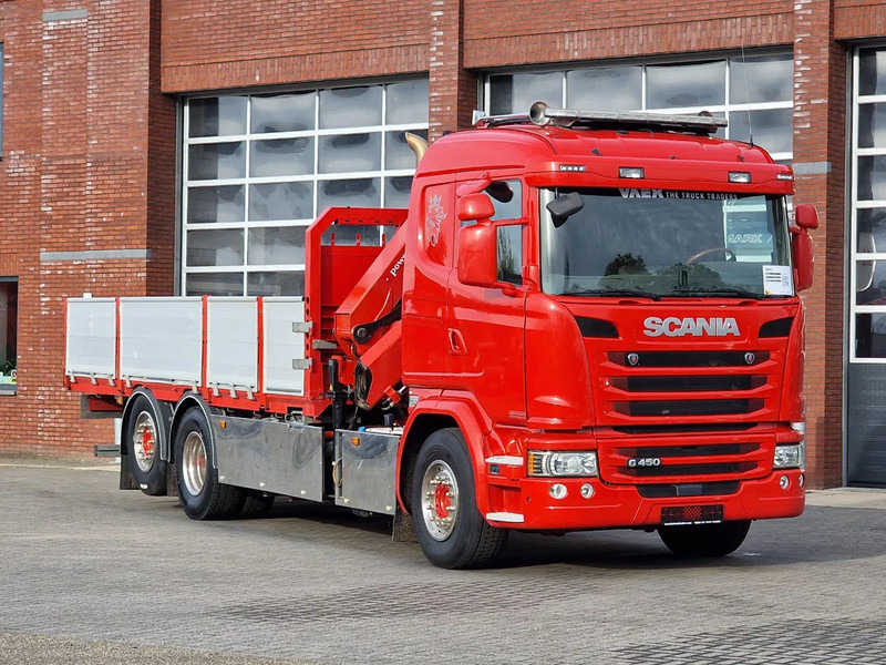 Scania G450 6x2*4 - HMF 2620 K5 Crane with remote - Retarder - Steering axle - Kamion me vinç: foto 2 Scania G450 6x2*4 - HMF 2620 K5 Crane with remote - Retarder - Steering axle - Kamion me vinç: foto 2