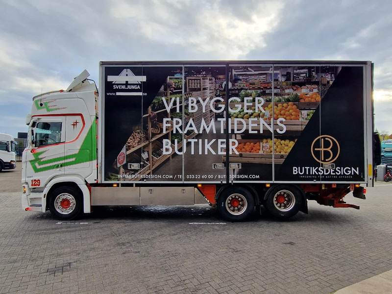 Scania R580 V8 NGS Highline 6x2 - Box with sidedoors - Loadlift - Retarder - Full air - 475 wb - Kamion vagonetë: foto 5 Scania R580 V8 NGS Highline 6x2 - Box with sidedoors - Loadlift - Retarder - Full air - 475 wb - Kamion vagonetë: foto 5