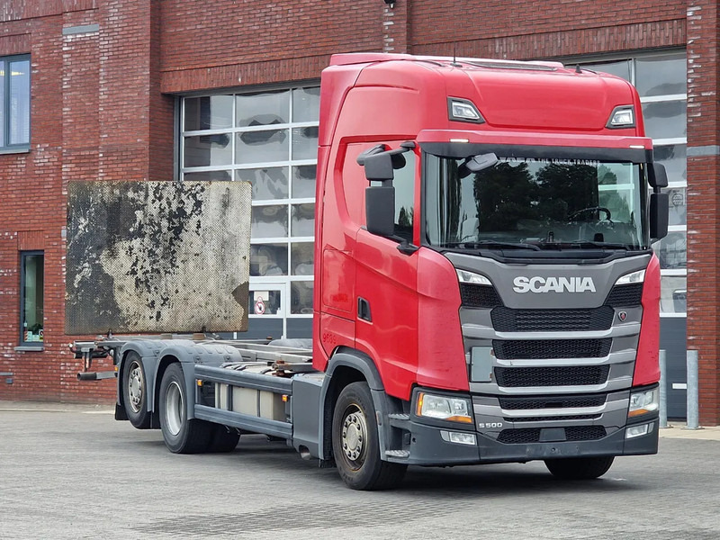 Scania S500 NGS Highline 6x2 - BDF - Full air - Loadlift - Navi - Retarder - Transportjer kontejnerësh/ Kamion me karroceri të çmontueshme: foto 1 Scania S500 NGS Highline 6x2 - BDF - Full air - Loadlift - Navi - Retarder - Transportjer kontejnerësh/ Kamion me karroceri të çmontueshme: foto 1