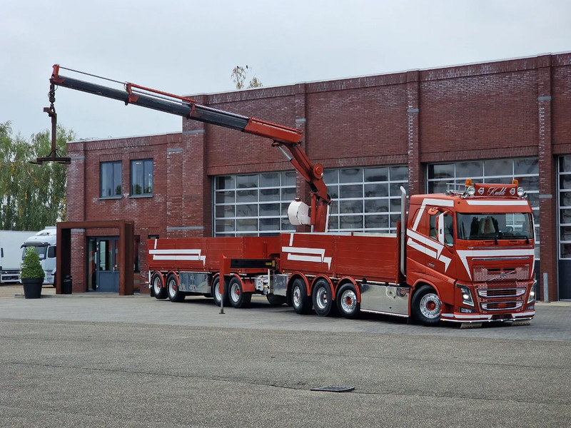 Volvo FH 16.750 8x2*6 - Palfinger PK15002 Crane/Grua - Show truck + Trailer - - Kamion me vinç: foto 1 Volvo FH 16.750 8x2*6 - Palfinger PK15002 Crane/Grua - Show truck + Trailer - - Kamion me vinç: foto 1