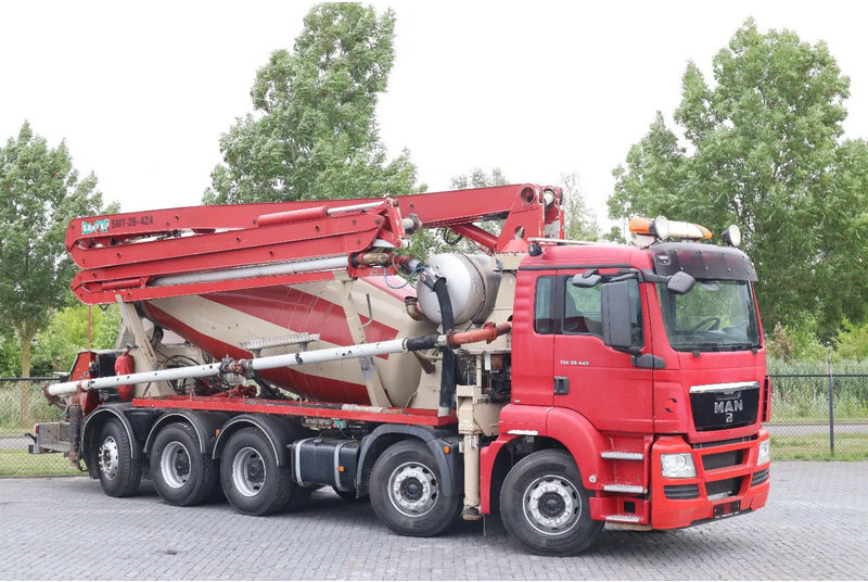 MAN TGS 50.440 | 10X4*6 | SARAKA 28 METER | 8M3 MIXER - Pompë betoni: foto 4 MAN TGS 50.440 | 10X4*6 | SARAKA 28 METER | 8M3 MIXER - Pompë betoni: foto 4