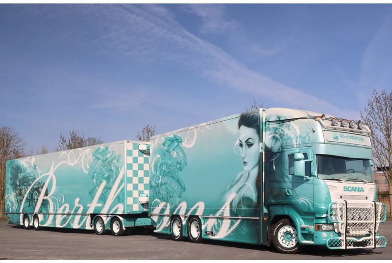 Scania R560 V8 | BERTHONS HOT ROD | CUSTOM SPECIAL TRUCK - Kamion vagonetë: foto 1 Scania R560 V8 | BERTHONS HOT ROD | CUSTOM SPECIAL TRUCK - Kamion vagonetë: foto 1