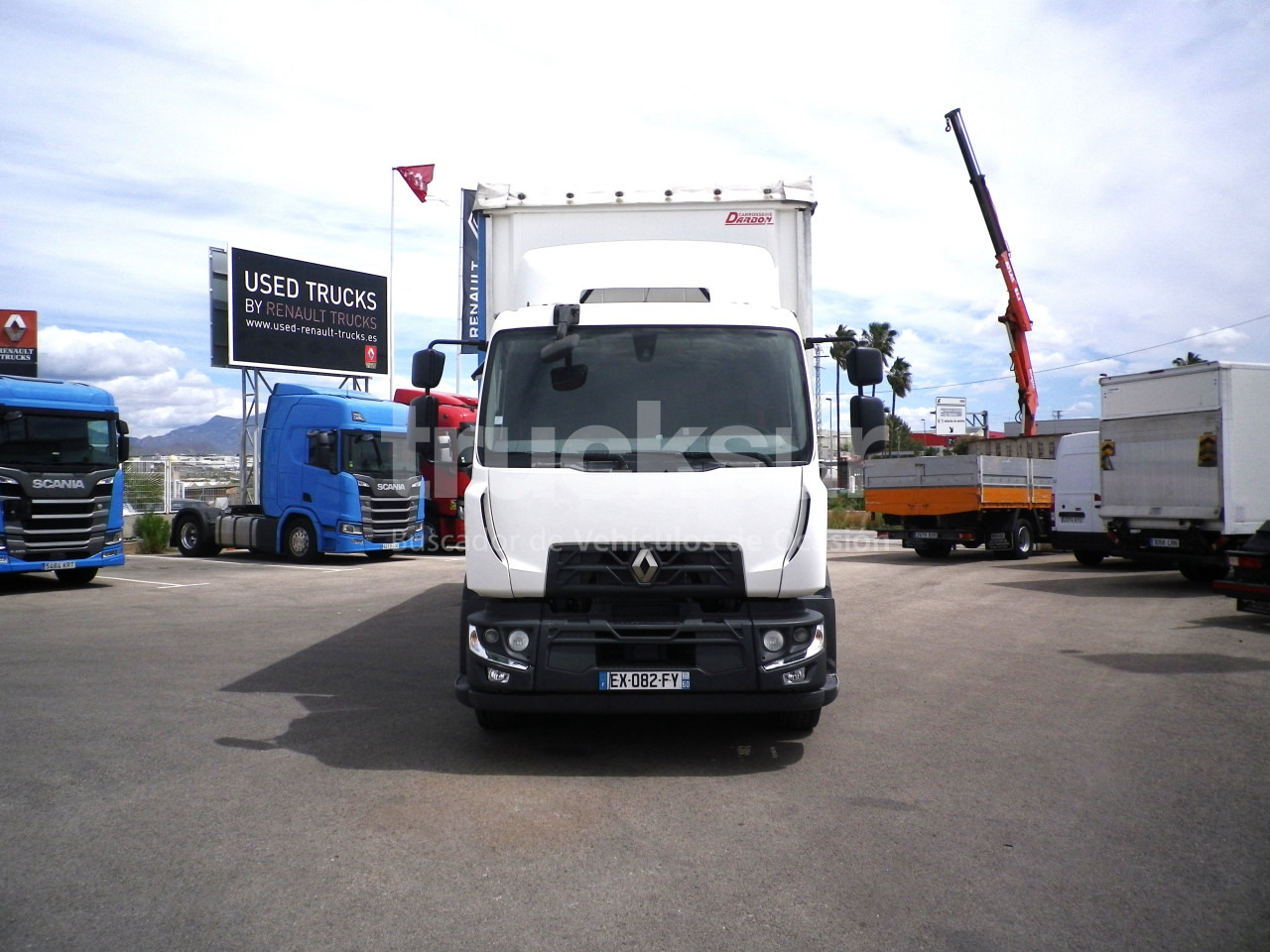 RENAULT D280.18 22P - Kamion me tendë: foto 3 RENAULT D280.18 22P - Kamion me tendë: foto 3