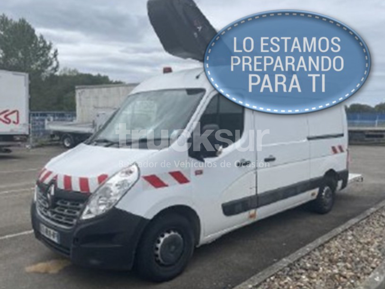 RENAULT MASTER 130.35 - Platformë ajrore e montuar në kamion: foto 1 RENAULT MASTER 130.35 - Platformë ajrore e montuar në kamion: foto 1