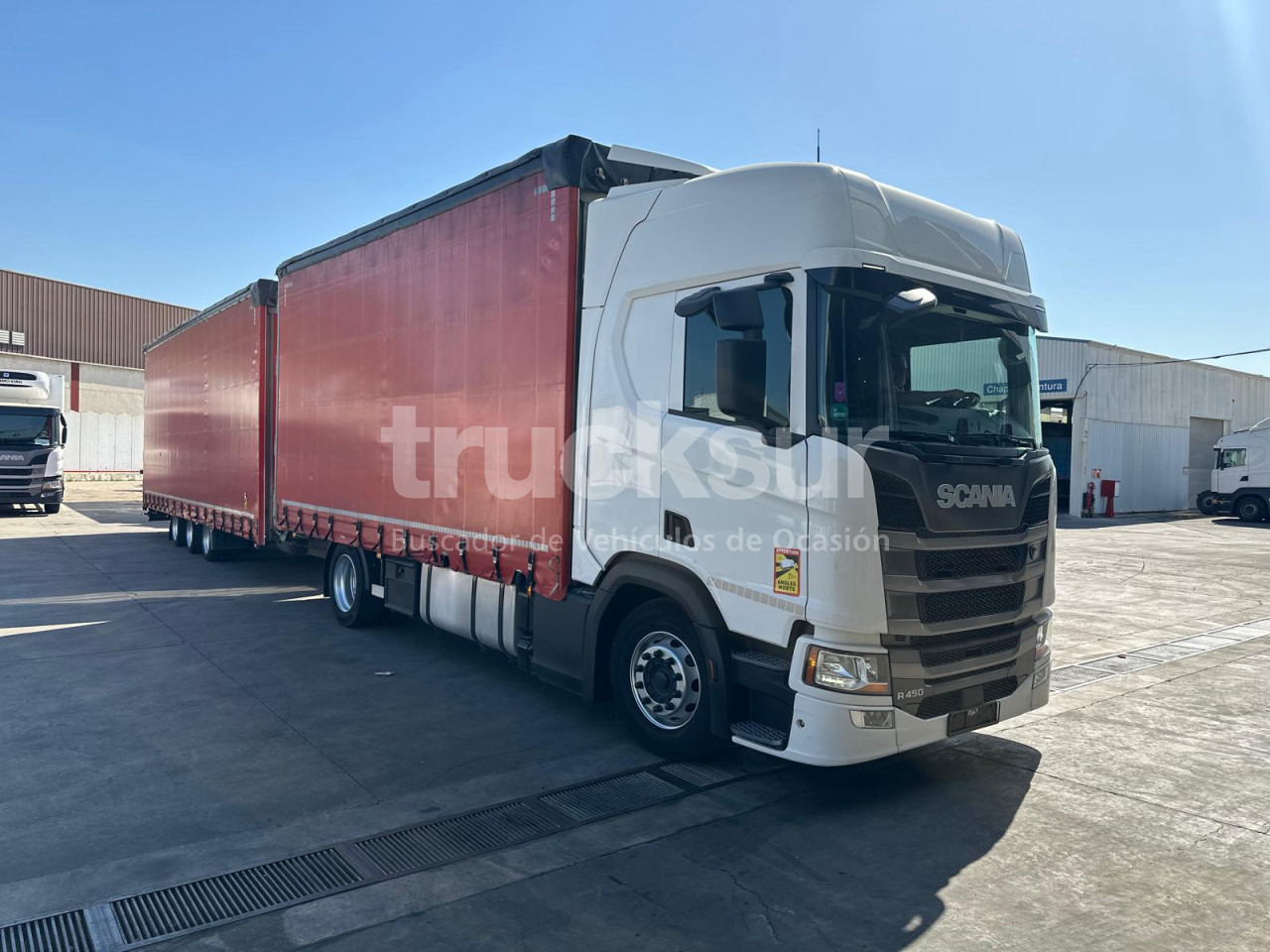 SCANIA R450.18 - Kamion me tendë: foto 1 SCANIA R450.18 - Kamion me tendë: foto 1