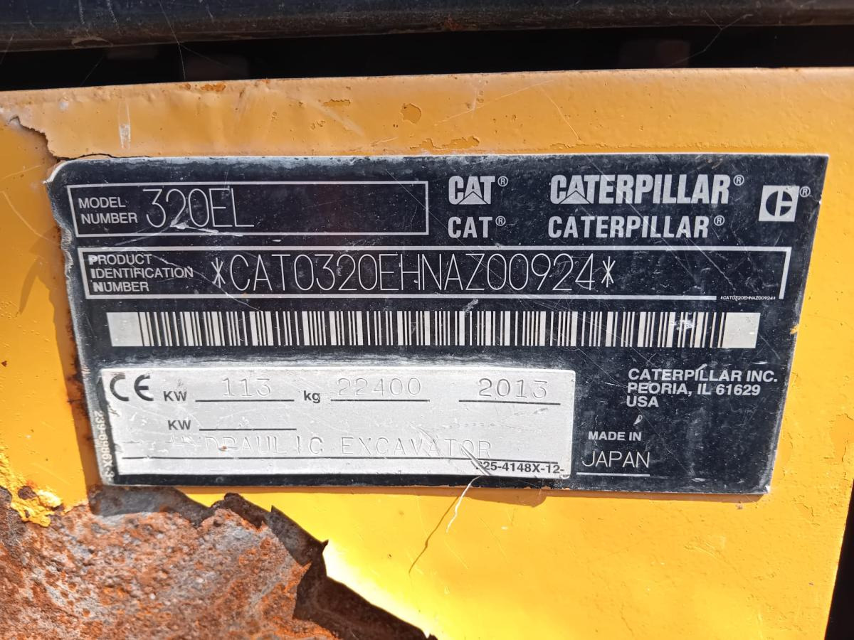 Caterpillar 320EL - Ekskavator me zinxhirë: foto 4 Caterpillar 320EL - Ekskavator me zinxhirë: foto 4