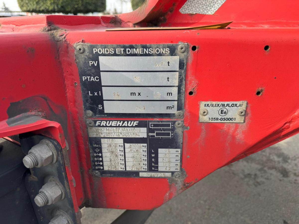 Transportjer kontejnerësh/ Gjysmë rimorkio me karroceri të çmontueshme Fruehauf: foto 6