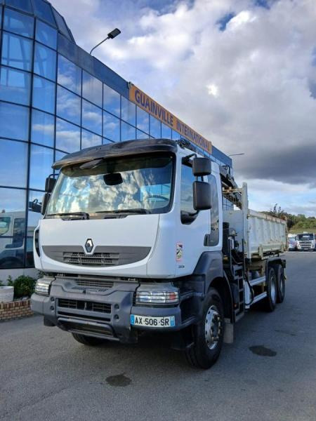 Renault Kerax 380 DXI - Kamion vetëshkarkues, Kamion me vinç: foto 1 Renault Kerax 380 DXI - Kamion vetëshkarkues, Kamion me vinç: foto 1