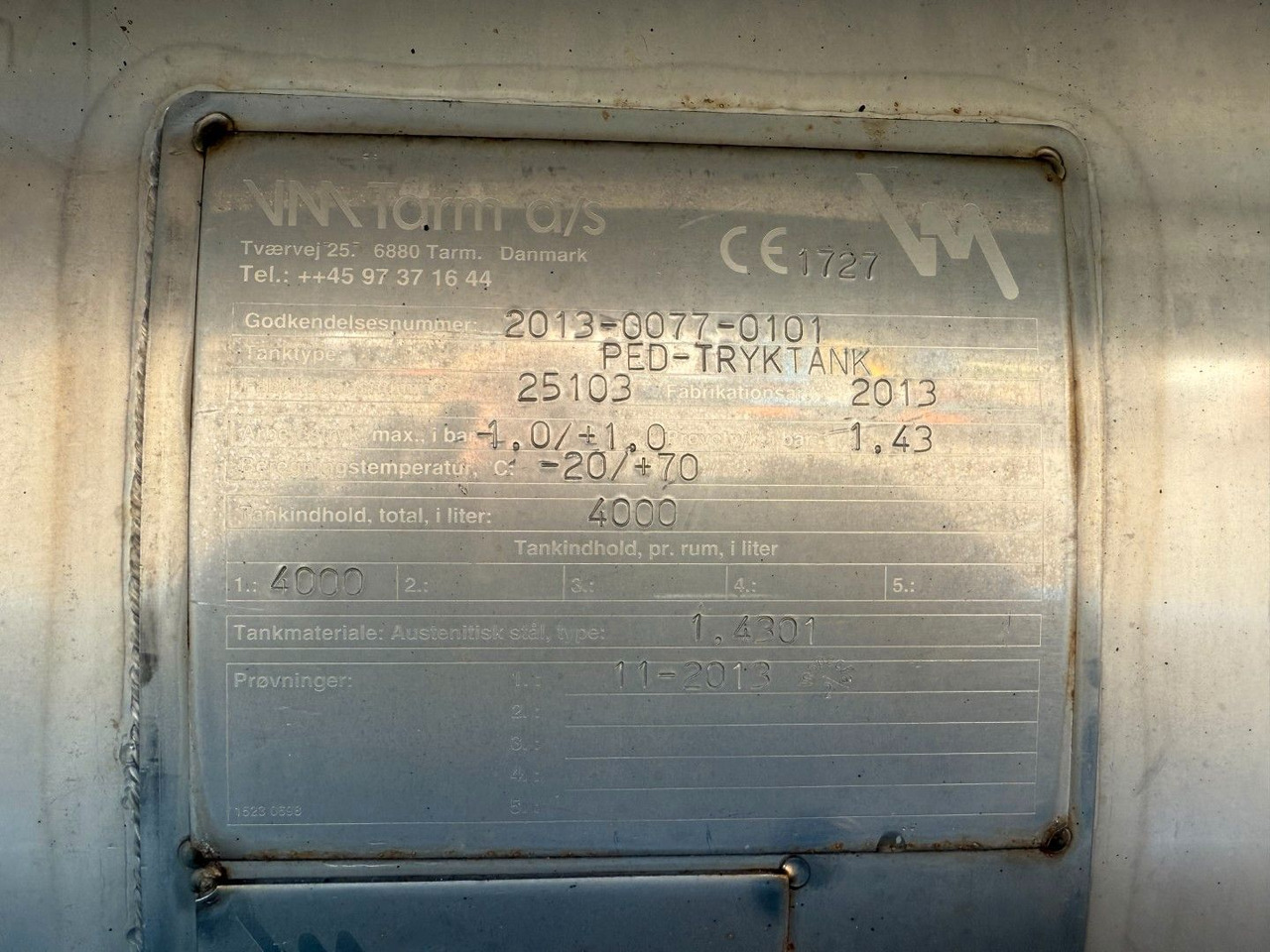 MAN TGM 14.250 VM-Tarm Stainless Steel 4000 l. Kombi - Kamion me vakuum: foto 5 MAN TGM 14.250 VM-Tarm Stainless Steel 4000 l. Kombi - Kamion me vakuum: foto 5