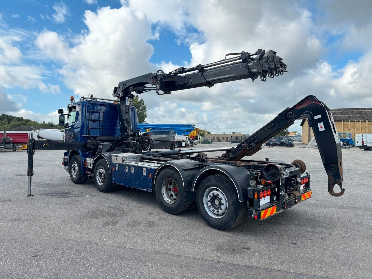 Scania G480 8x2*6 Hakenlift / Hiab 244 EP-5 Hipro - Kamion me vinç: foto 4 Scania G480 8x2*6 Hakenlift / Hiab 244 EP-5 Hipro - Kamion me vinç: foto 4