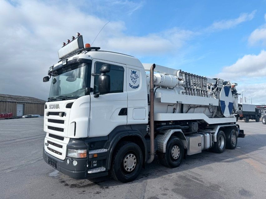 Scania R470 8x2*6 Hvidtved Larsen RECycler 414 - Kamion me vakuum: foto 1 Scania R470 8x2*6 Hvidtved Larsen RECycler 414 - Kamion me vakuum: foto 1