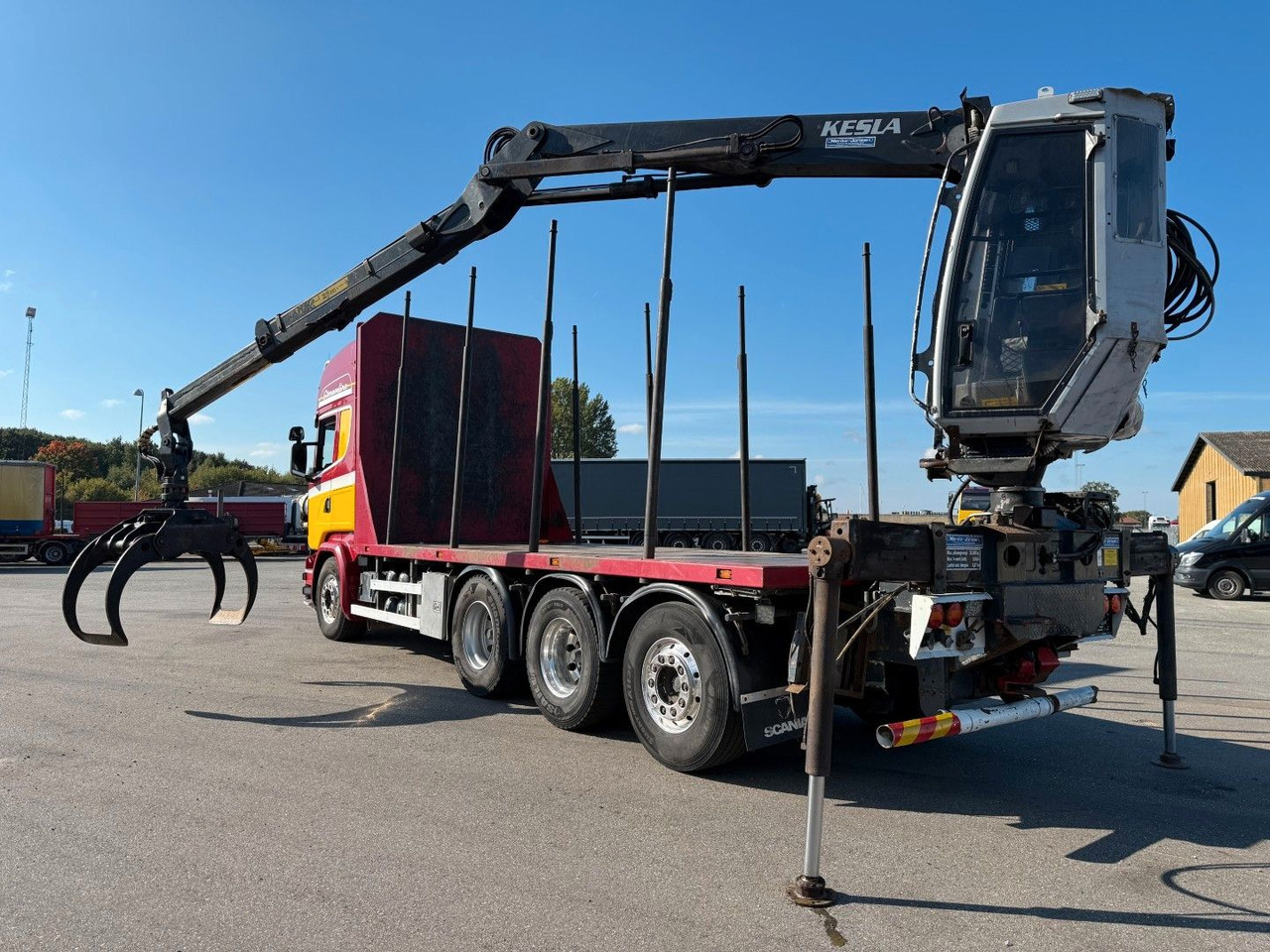 Scania R580 V8 8x4*4 Crane Kesla 21127 / Woodtransport - Kamion me vinç: foto 4 Scania R580 V8 8x4*4 Crane Kesla 21127 / Woodtransport - Kamion me vinç: foto 4