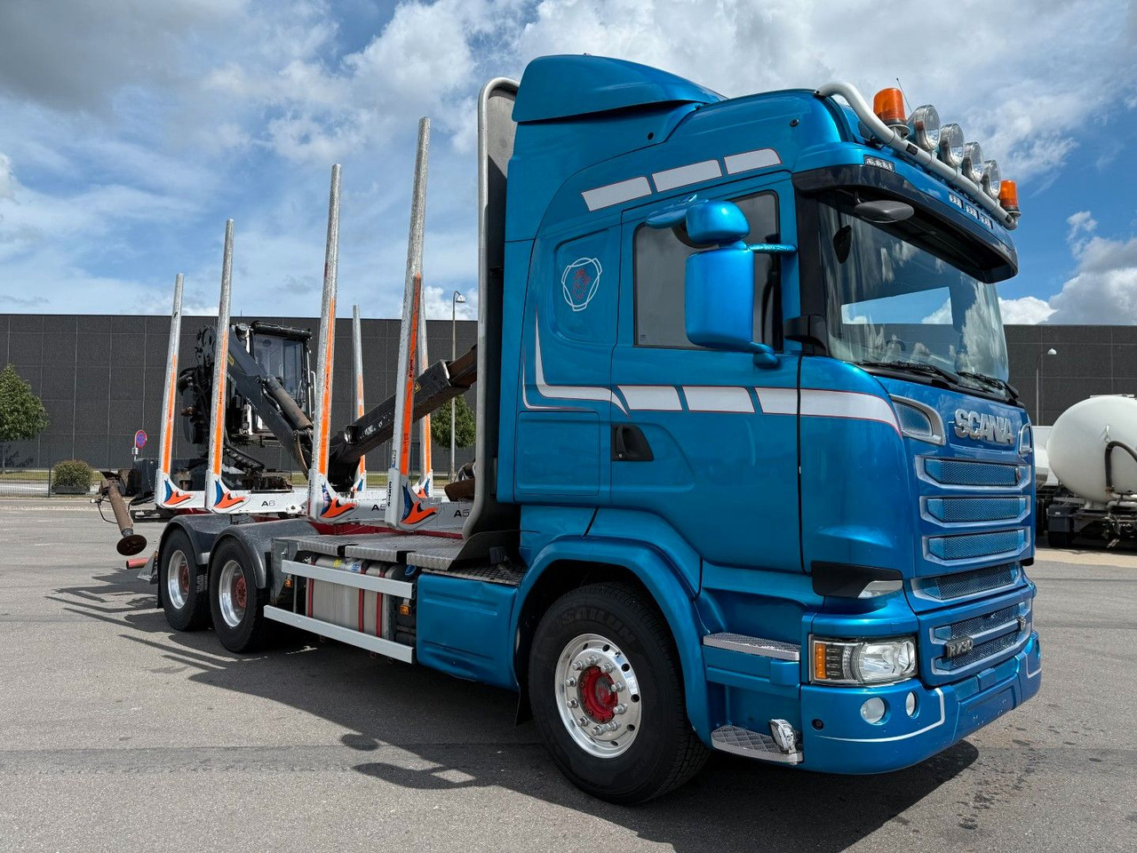 Scania R730 V8 6x4 Palfinger Epsilon M12L80 / Holz Wood - Kamion për transport druri, Kamion me vinç: foto 3 Scania R730 V8 6x4 Palfinger Epsilon M12L80 / Holz Wood - Kamion për transport druri, Kamion me vinç: foto 3