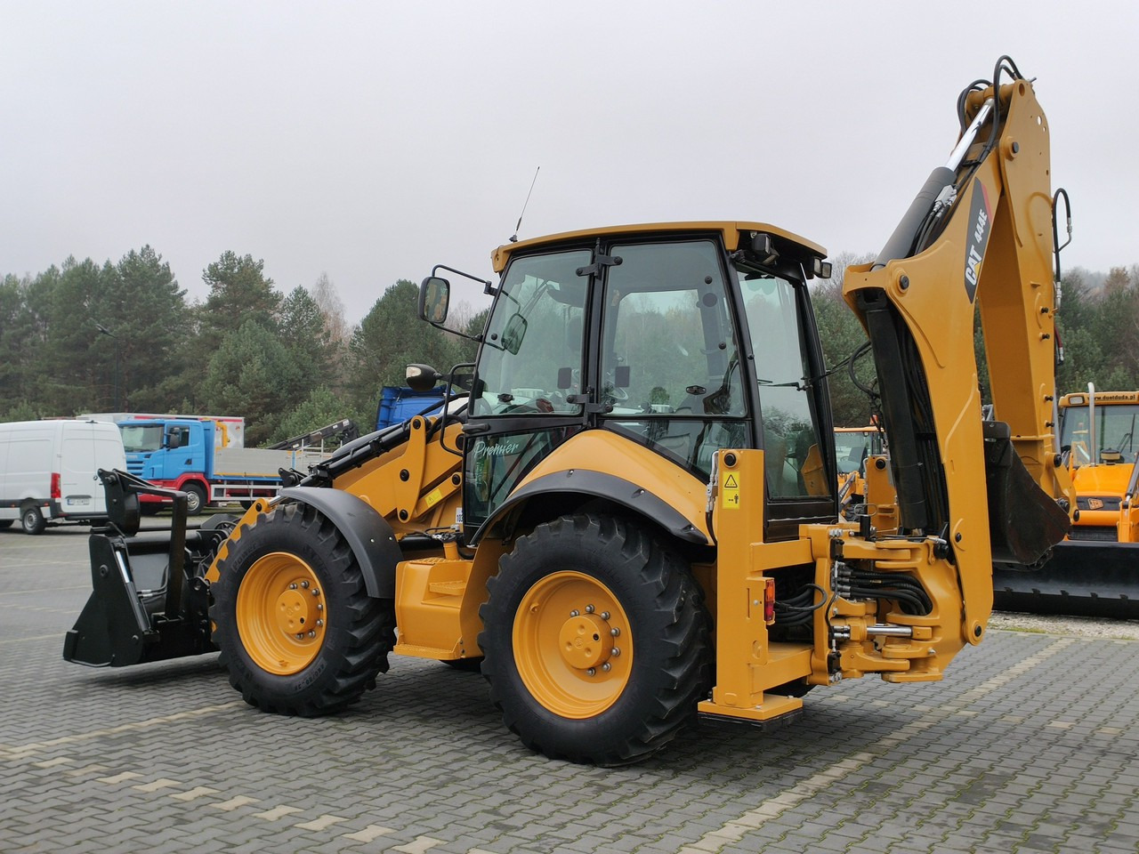 Caterpillar 444E Premier Sterowanie na Joystickach FULL OPCJA - Fadromë me shkarkim nga prapa: foto 3 Caterpillar 444E Premier Sterowanie na Joystickach FULL OPCJA - Fadromë me shkarkim nga prapa: foto 3