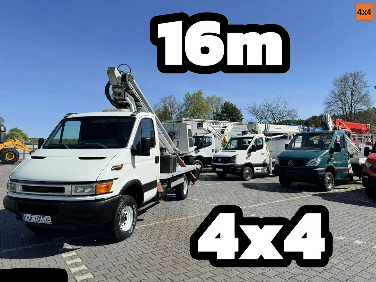 Iveco Daily - Platformë ajrore e montuar në kamion: foto 1 Iveco Daily - Platformë ajrore e montuar në kamion: foto 1