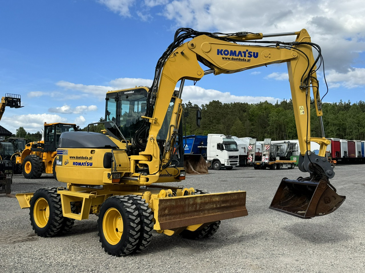 Komatsu PW 98 MR 8 Pług + Podpory 10ton Szybkozłącze - Ekskavator me goma: foto 2 Komatsu PW 98 MR 8 Pług + Podpory 10ton Szybkozłącze - Ekskavator me goma: foto 2