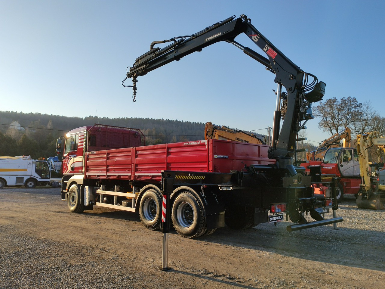 Kamion vetëshkarkues, Kamion me vinç MAN Man 26.440 6x4 HDS HIAB 166 B-3 DUO Wywrotka Meiller 2-stronna: foto 13