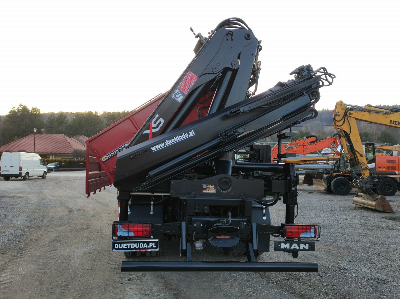 Kamion vetëshkarkues, Kamion me vinç MAN Man 26.440 6x4 HDS HIAB 166 B-3 DUO Wywrotka Meiller 2-stronna: foto 21