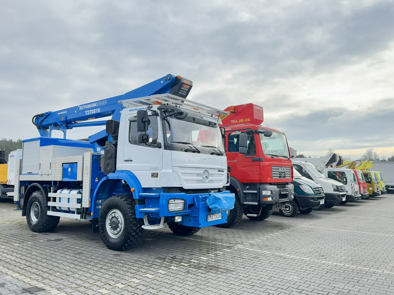 Mercedes AXOR 1829 4x4 Zwyżka RUTHMANN STEIGER T270S16 Podnośnik Koszowy - Platformë ajrore e montuar në kamion: foto 5 Mercedes AXOR 1829 4x4 Zwyżka RUTHMANN STEIGER T270S16 Podnośnik Koszowy - Platformë ajrore e montuar në kamion: foto 5