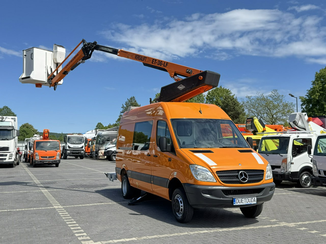 Mercedes Sprinter Zwyżka Podnośnik Koszowy VERSALIFT KLUBB ET-36-LF UDT - Platformë ajrore e montuar në kamion: foto 3 Mercedes Sprinter Zwyżka Podnośnik Koszowy VERSALIFT KLUBB ET-36-LF UDT - Platformë ajrore e montuar në kamion: foto 3