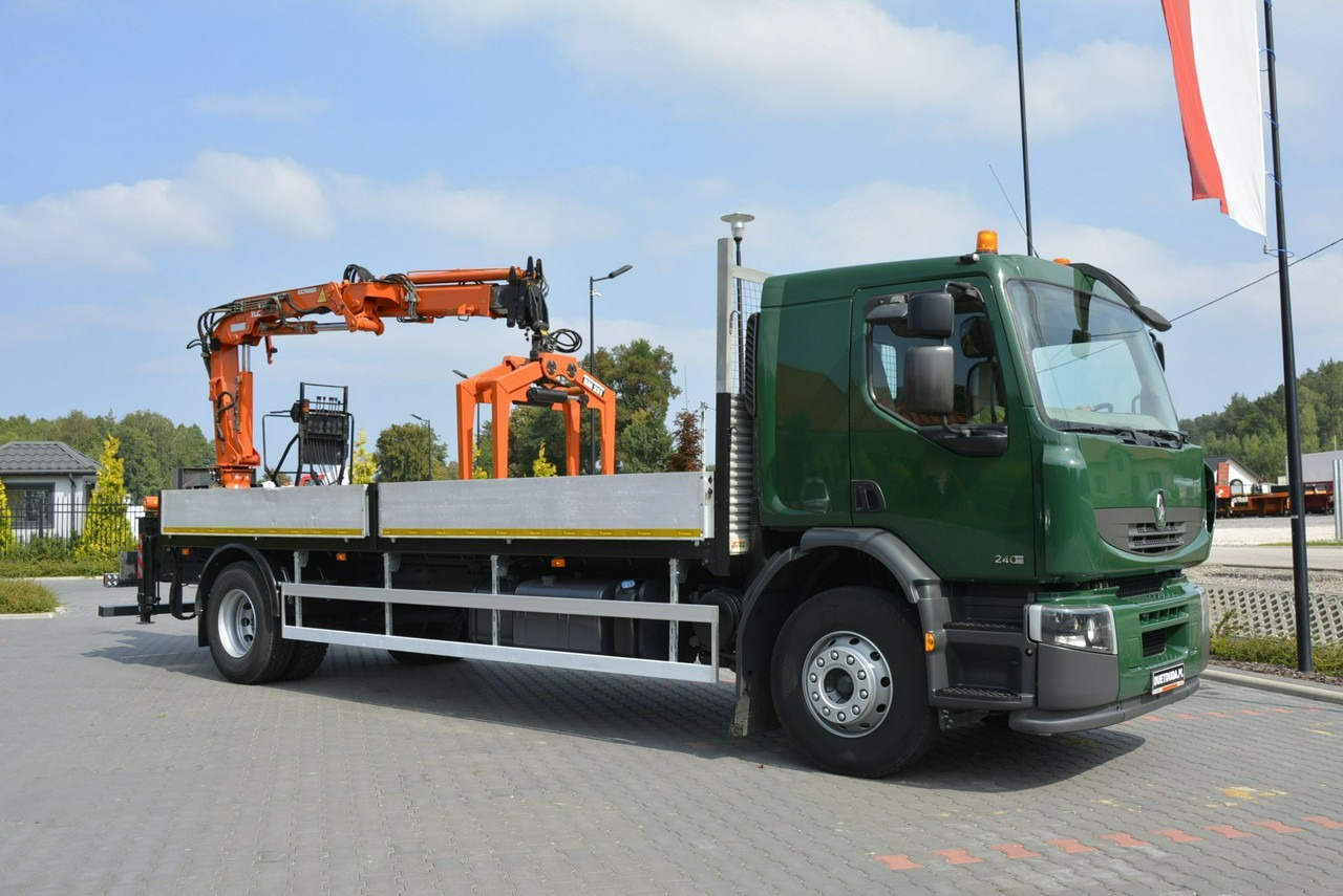 Renault Premium 180.240DXI długość Skrzyni-6.820cm + HDS TEREX TLC 92.2 - Kamion me karroceri të hapur, Kamion me vinç: foto 2 Renault Premium 180.240DXI długość Skrzyni-6.820cm + HDS TEREX TLC 92.2 - Kamion me karroceri të hapur, Kamion me vinç: foto 2